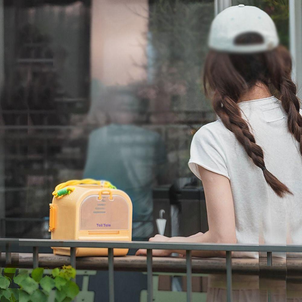 Velký prostor Křeček Přepravka Klec Prodyšná Malé zvíře Větraná Klec Křeček Přepravní pouzdro Křeček