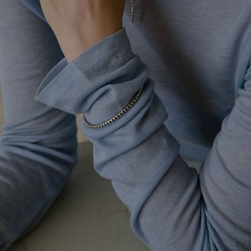 Retro Finger Narrow Bangle_SB307