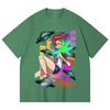 230 Gsm 100% Cotton Dandadan V20 Momo Print Unisex Heavy Cotton T Shirt