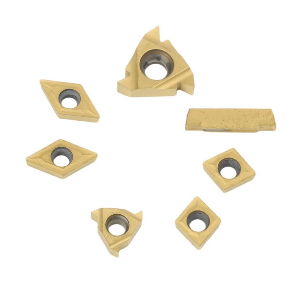 7pcs CCMT060204 11IR 16ER MGMN200 DCMT070204 Turning Tools Carbide Inserts For Shank Lathe Boring Bar