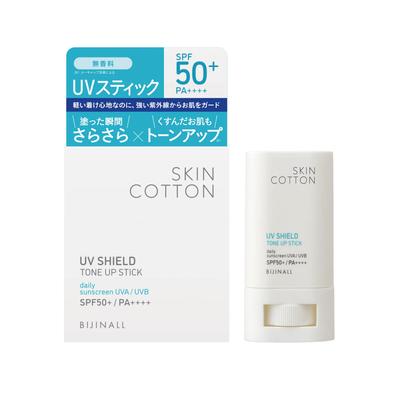 Skin Cotton UV Shield Tone Up Stick Sunscreen Stick SPF50+ PA++++