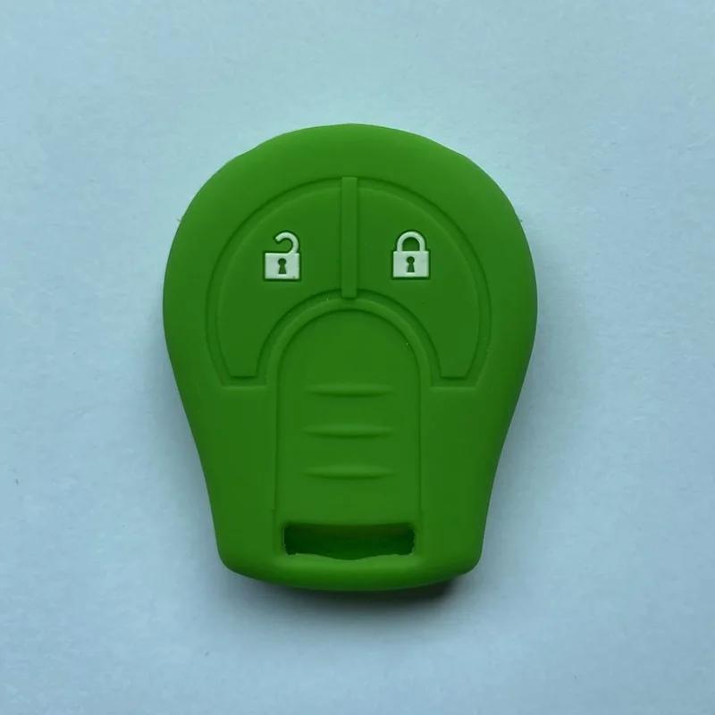 ZAD 2button silicone rubber car key case cover set shell for NISSAN Juke March Qashqai Sunny Sylphy Tiida X-Trail key cover
