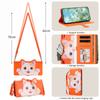 Crossbody Cute Cat Leather Long Rope Cards Slot Wallet Case for iPhone 17Pro Max 16 15 14 13 12 11 Shockproof For Magsafe Cover