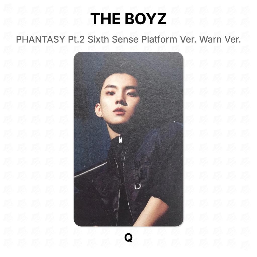 THE BOYZ PHANTASY Pt.2 Sixth Sense Platform Ver. Warn Ver. Official Photocard