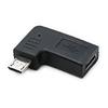USB C To Micros USB Adapter Right Angle Type C Connectors For Convenient Use In Tight Space Charging & Syncing Converter