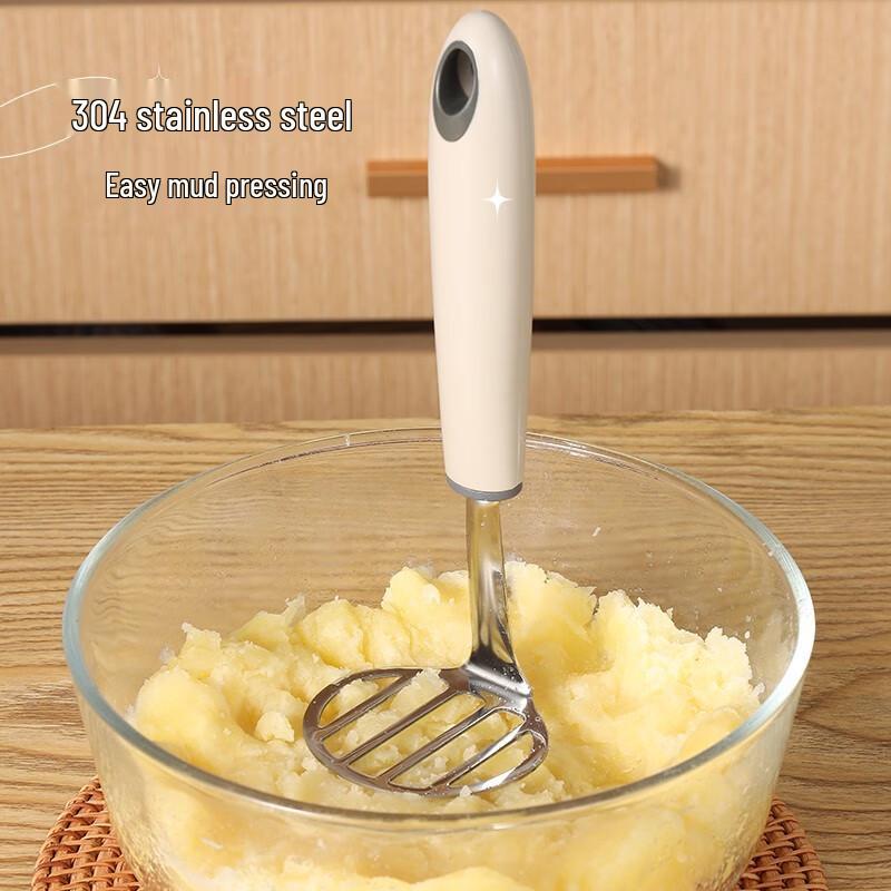 LONSAN 304 Stainless Steel Potato Masher (2-Pack)