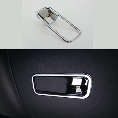 Mi Buen Coche Caja de Almacenamiento para Posición de Copiloto Manija Tazón Marco Cubierta Adhesivo Decorativo para Jeep Compass 2ª 2017 + Renegade 2015