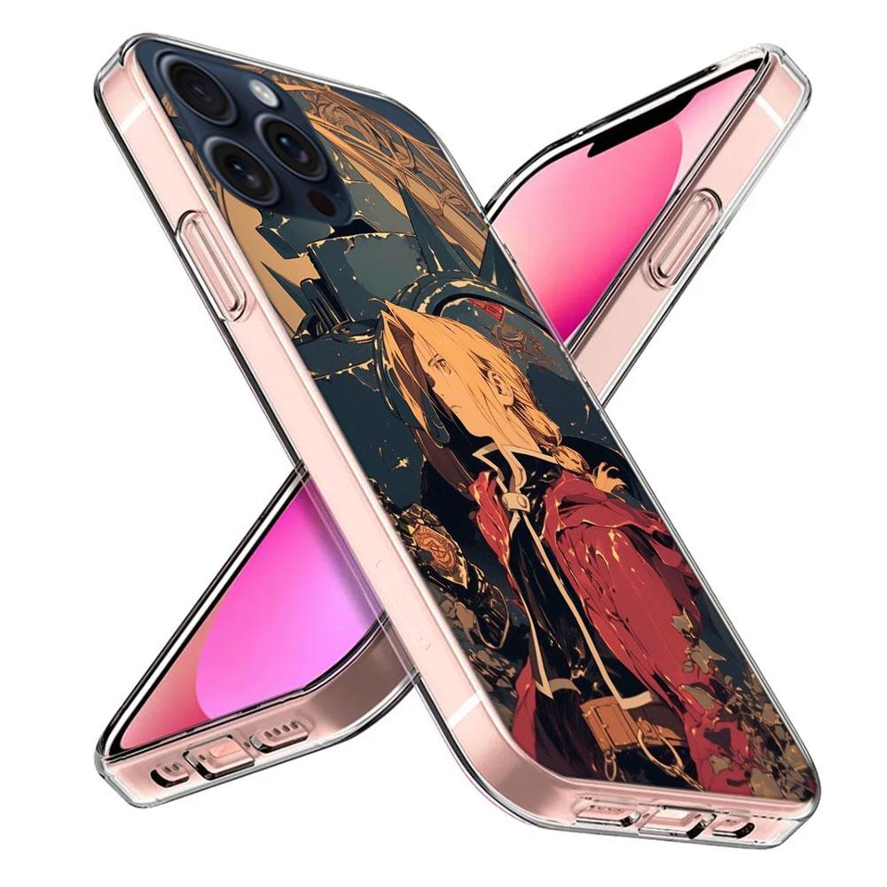 Anime F-Fullmetal A-Alchemist_ Brotherhood Clear Phone Case For Iphone 17 Air 16 Pro Max 15 Pro 14 Plus 17E 16E 11 13 12 Mini Co