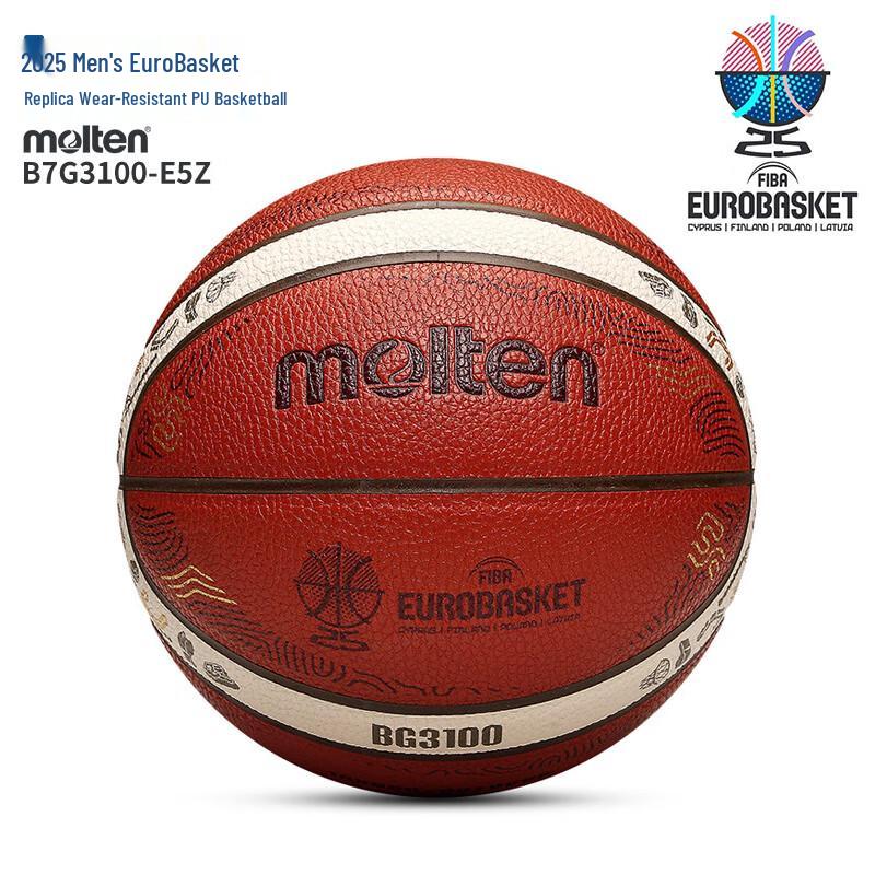 Baschet PU Molten 2025 EuroBasket Mărime Replica 7