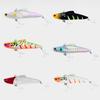 10CM/33G VIB Fishing Lure with Hooks Sinking Reflective 3D Hard Artificial Bait Freshwater Saltwater Trout Bass Walleye Fishing Accessories