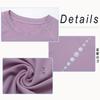 Yoga Wear Sports Short Hot Quick [Pluviva] Top, T-Shirt, Women's, Sleeve, Pilates, Running, Sportswear, Gym, Yoga, Cycling, Fitness, Dry, S10-pu-M