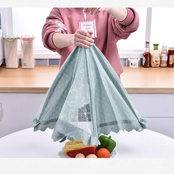 Faltbare Lebensmittelabdeckung Spitze Netz Gemüseabdeckung Staubdicht Reis Schirmstil Anti Fliege Mücke Insektensicher Lebensmittel Brot Abdeckung