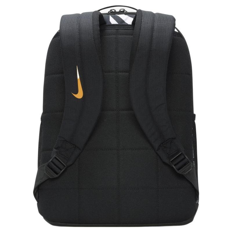Nike Polyester Backpack Regular Unisex Black White Casual DV6143-010