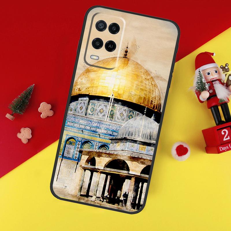 Jerusalem Dome of the Rock Case For Oppo A94 A74 A54 A60 A40 A80 A16 A76 A96 A98 A58 A78 A18 A38 A57 A17 A15 A5 A6 Pro