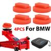 4X Floor Jacking Point Jack Lifting Mount Pad Adapter For Mini Clubman Paceman Cooper R60 F60 R55 R59 R61 R50 R56 F55 F56 F65