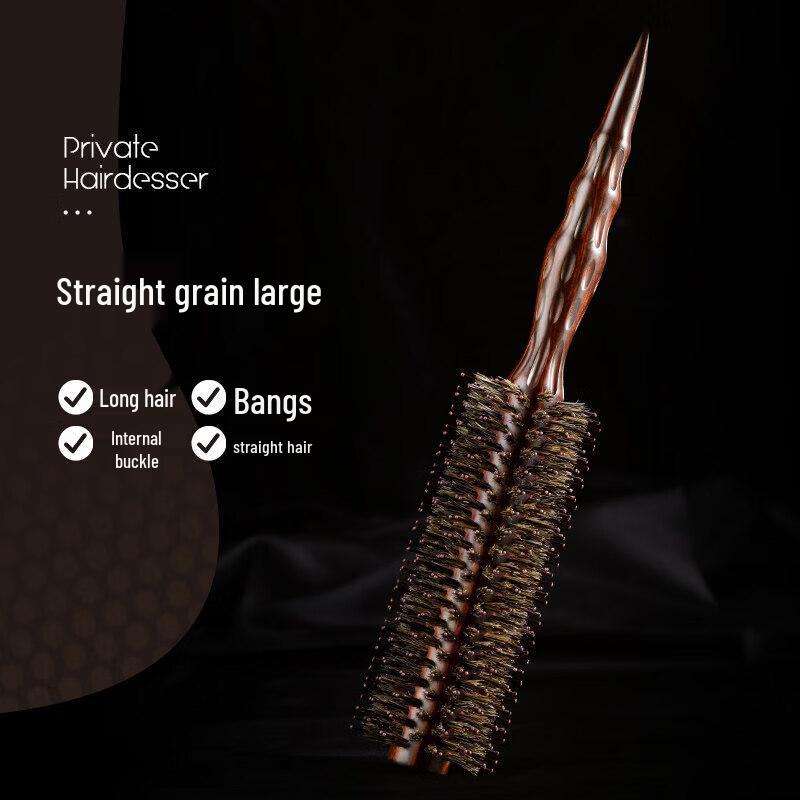 LIEI Boar Bristle Round Curling Hair Brush
