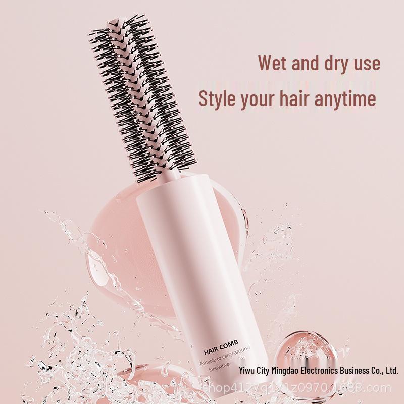 

Innovative Retractable Travel Curling Comb розовый