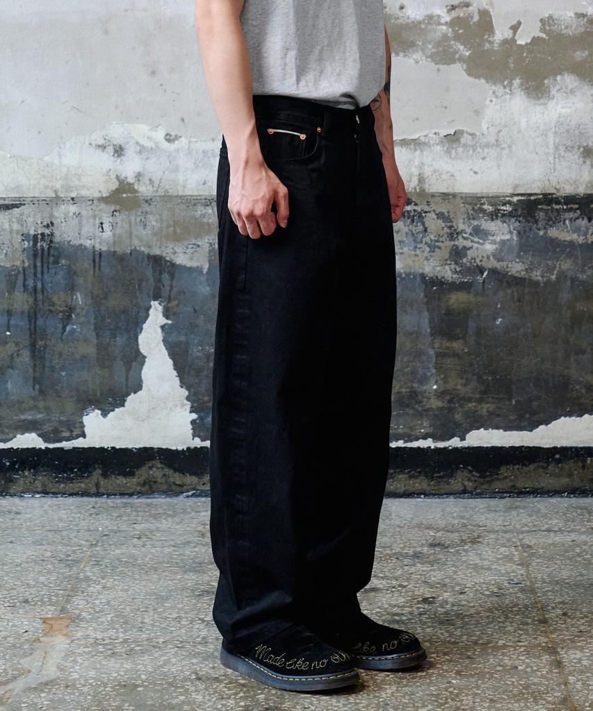 DENMADE Den1091 Selvedge Wide Fit (Jet Black)