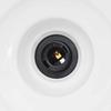 Adjustable Height Pendant Lamp E27 Orange Glossy Ø31 cm Metal
