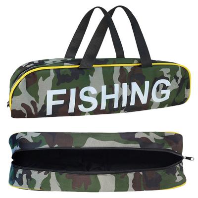 Outdoor-Angelruten-Tasche Oxford-Stoff Angelruten-Tasche Angelrollen-Köder-Aufbewahrungstasche Geschenke für Männer
