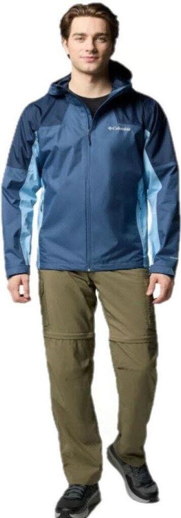 Куртка Columbia Inner Limits III Rain Jacket dark mountain/collegiate navy/ripple blue