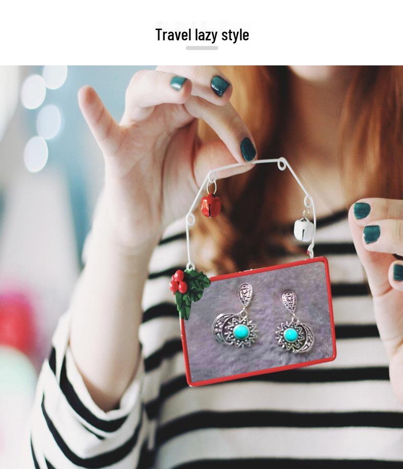 S925 Sterling Silver Retro Sun & Moon Turquoise Earrings - Unisex