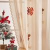 French Living Room Bedroom Bay Window Balcony Screen Curtain Cotton And Linen Embroidered Curtain Finished Christmas Window Screen Printed Curtain