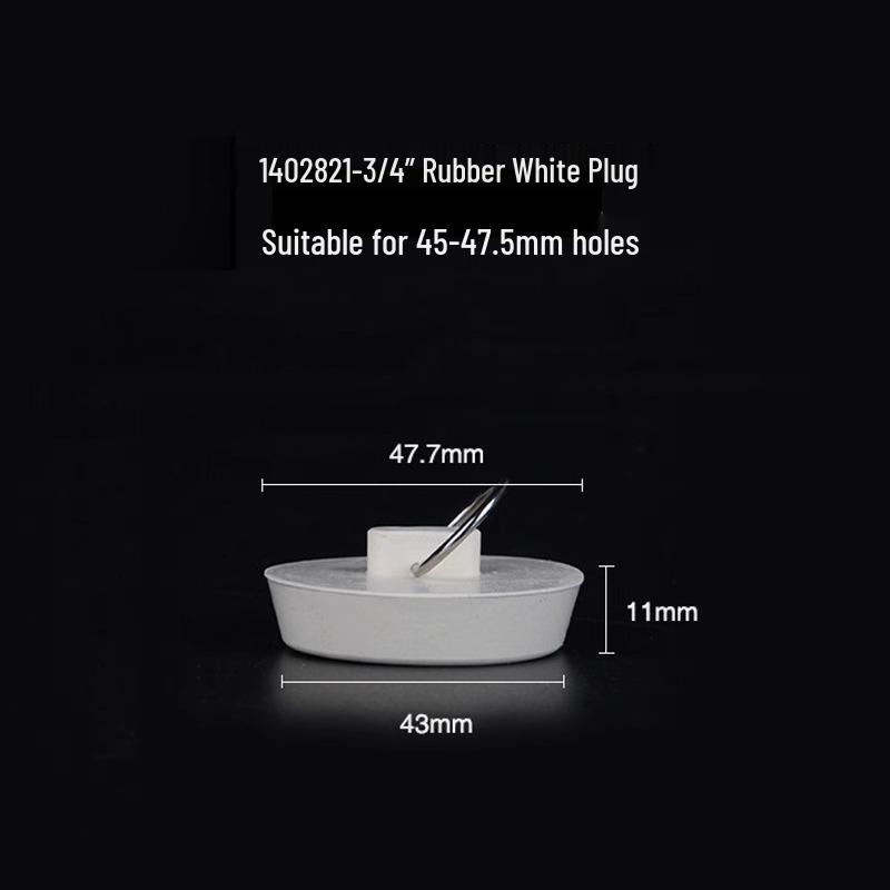 

Bathtub Drain Stopper Set: Odor-Proof Sealing Plug & Ring for Old-fashioned Tubs