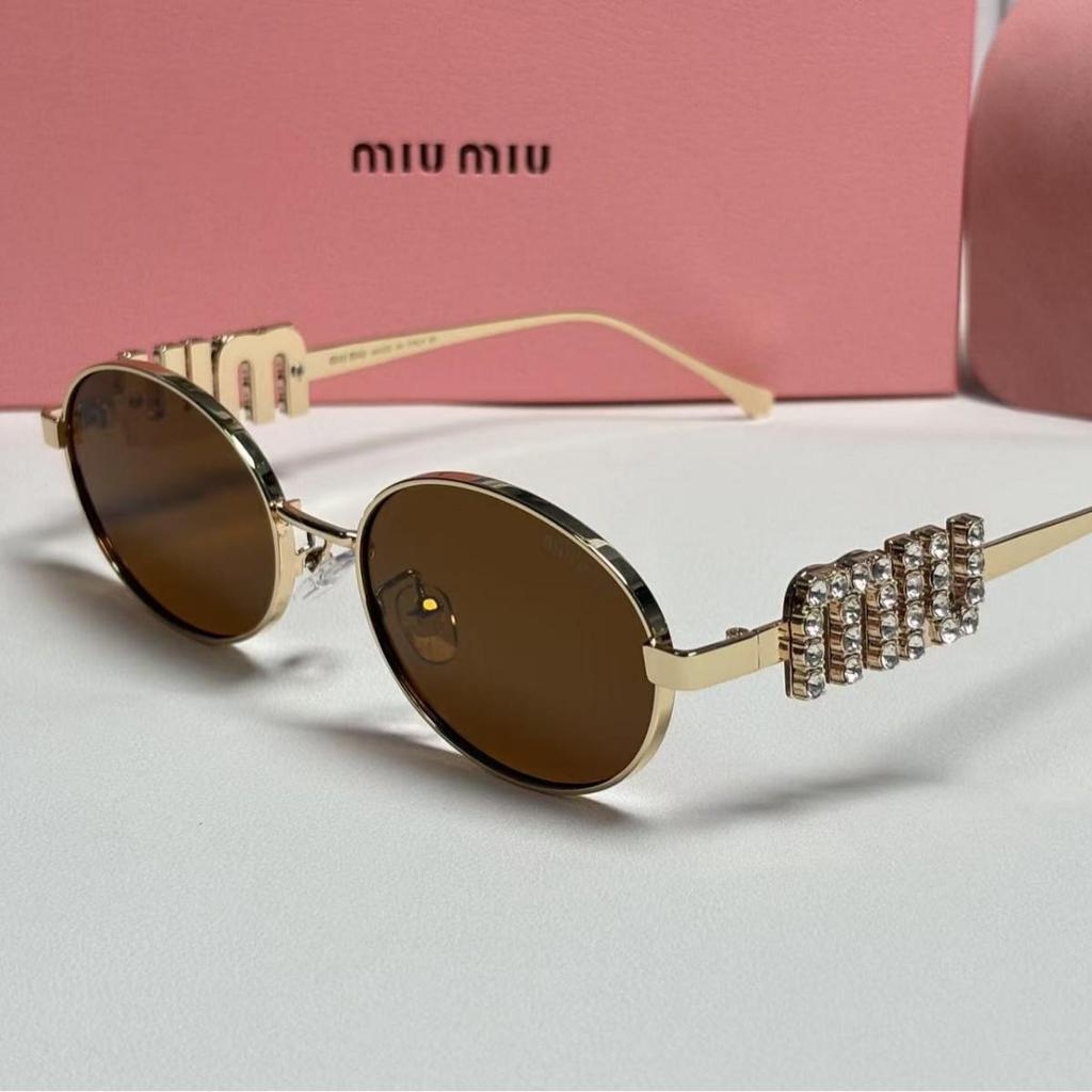 2025 Stylish Oval Frame Sunglasses with Inlaid Diamonds - European & American Fashion Small Frame