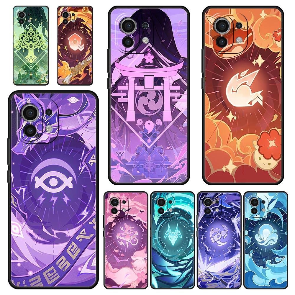 Genshin Impact Phone Case For Xiaomi Mi 15 14 13 12 11 Lite 14T 13T 12T 11T Pro Poco X7 X6 X5 X3 Pro F6 F5 F4 Cover