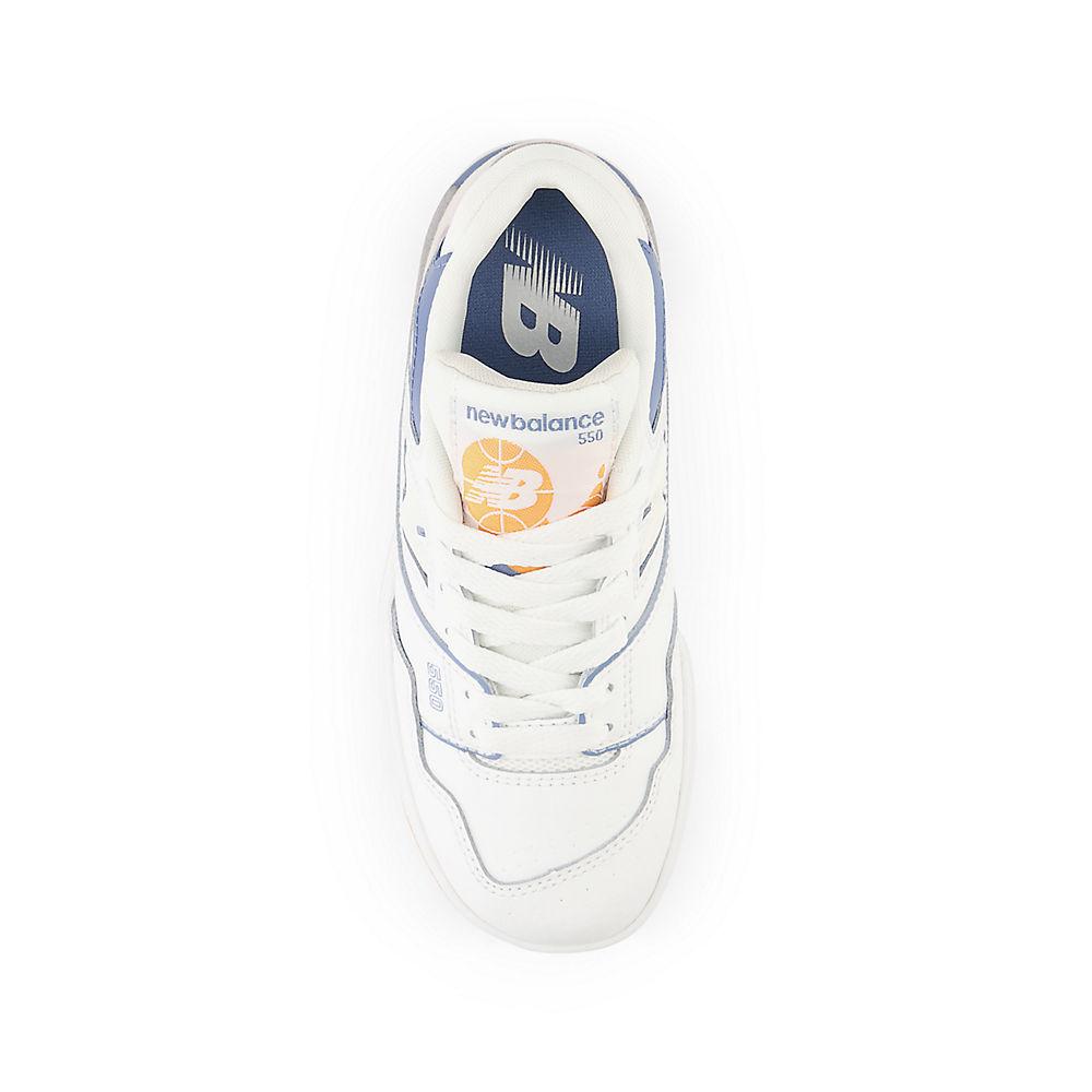 Sneakers New Balance White/Blue/Orange Junior 550