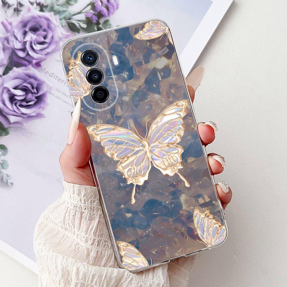 Clear For Huawei Nova Y70 Plus Case Cover Cute Cat Fashion Cool Painted Phone Case For Huawei Nova Y70 MGA-LX9 MGA-LX9N MGA-LX3