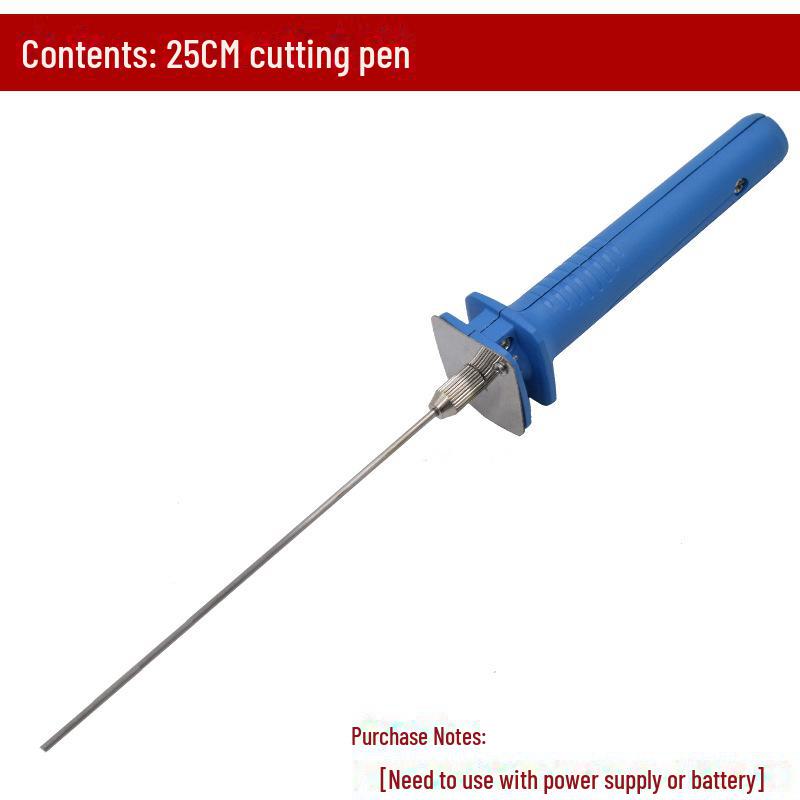 

Электрический инструмент для резки и гравировки пенопласта с подогревом 25cm single pen синий