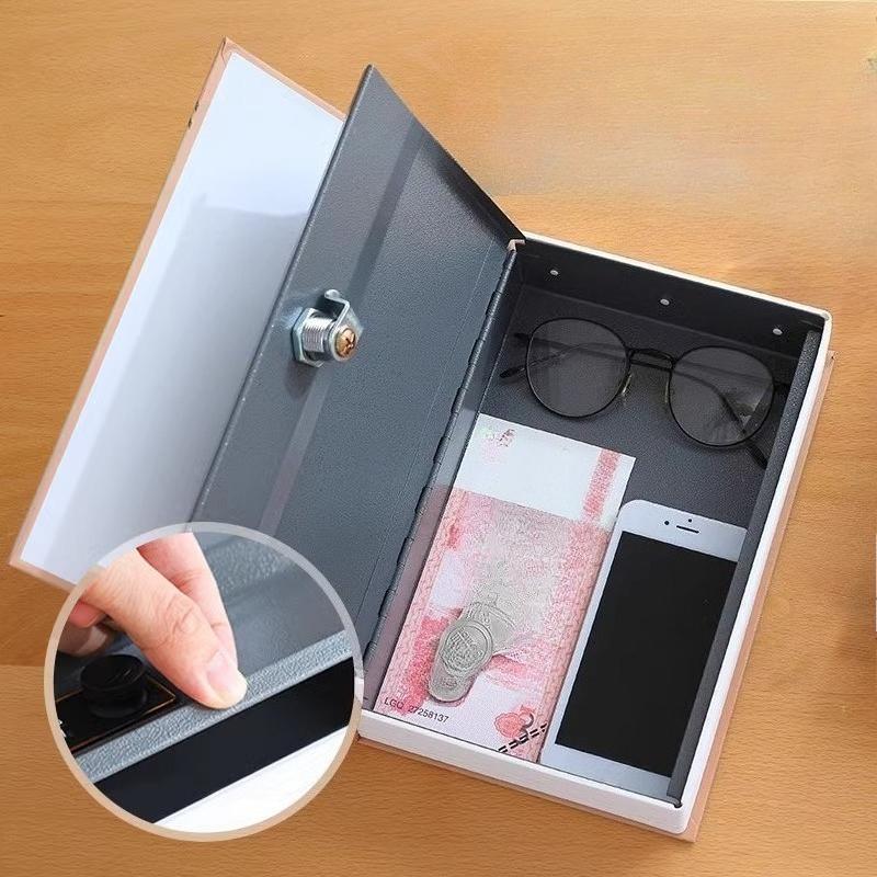 Diversion Book Safe with Combination Lock Money Hiding Box Safe Secret Hidden Metal Lock Box Collection Storage Case