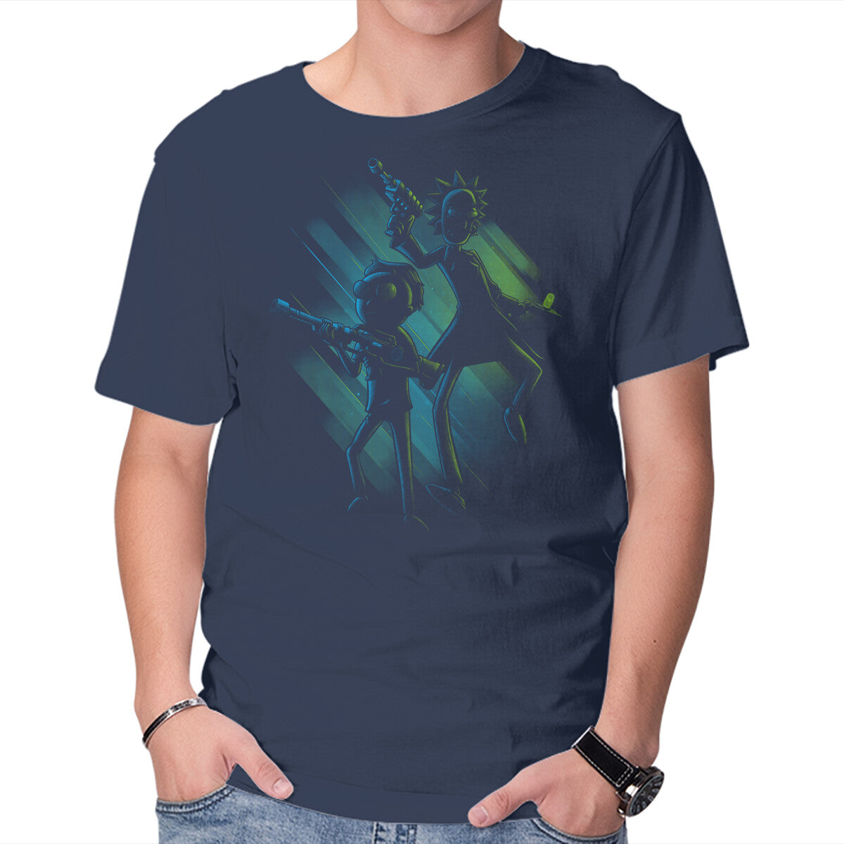 Unisex Crew Neck T-Shirt Interdimensional Travelers Graphic Short Sleeve Casual Tee XXXL