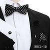Korean Style 4-Piece Men's Bow Tie & Pocket Square Set for Weddings & Formal Events