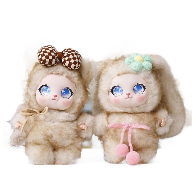 Cute Bunny Plush Keychain With Colorful Design For Kids And Teens