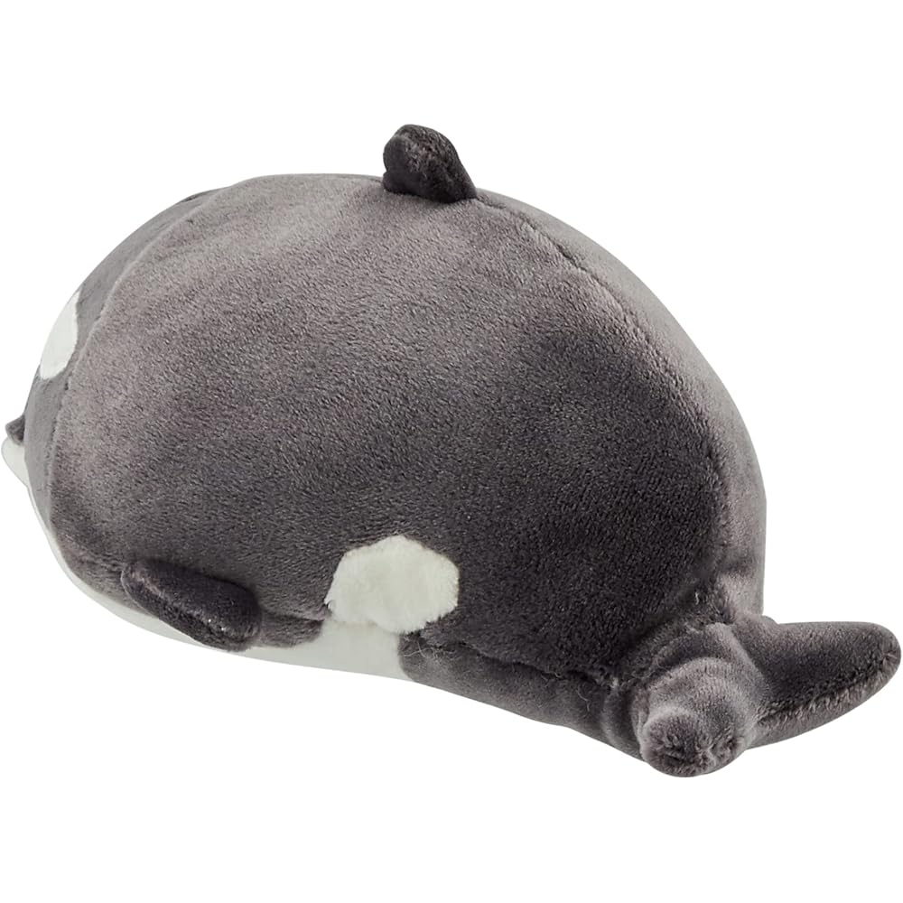 Ribuhato Mascot Marshmallow Aquamie Plush Toy Orca 11cm Soft and Cuddly