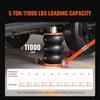 Air Jack 5 Ton/11000 lbs Pneumatic Jack with Heightened Column for Sedan