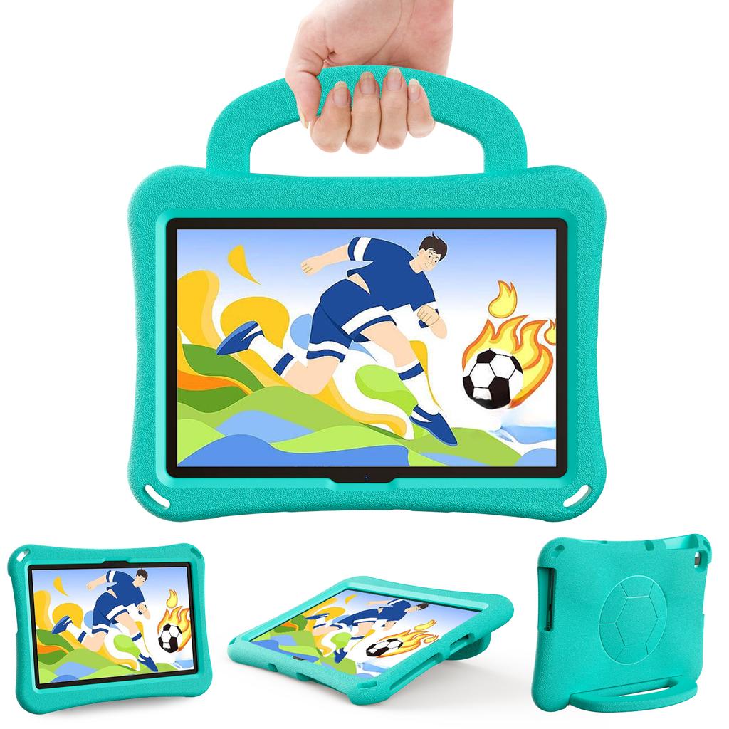 Kids Case for Tab M10 3rd Gen TB328FU TB328XU 10.1 inch EVA Soft Football Netting Style Cover with Shoulder Strap