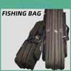 8090100120cm Thicken Layer Fishing 3 Rod Bag Antiwear Fishing Bag Canvas Threelayer Fishing Gear Fishing Bags