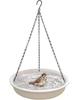 Outdoor Decorative Hanging Bird Feeder and Bird Bath Pendant for Garden and Balcony