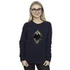 DC Comics Womens/Ladies Black Adam Hovering Bolt Sweatshirt