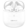 Usams Słuchawki Bluetooth 5.0 Tws Ia Series Bezprzewodowe Biały/White Bhuia02 (Us-Ia04)