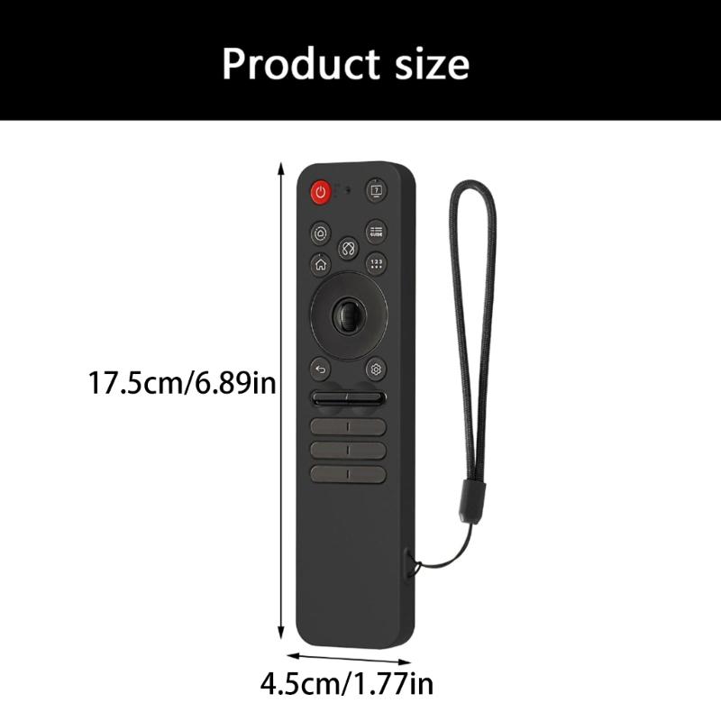 Silicone Cover Remote Silicone Case for TV Controllers Anti Scratch Surfaces Flexible Shockproof Design Easy Maintenance
