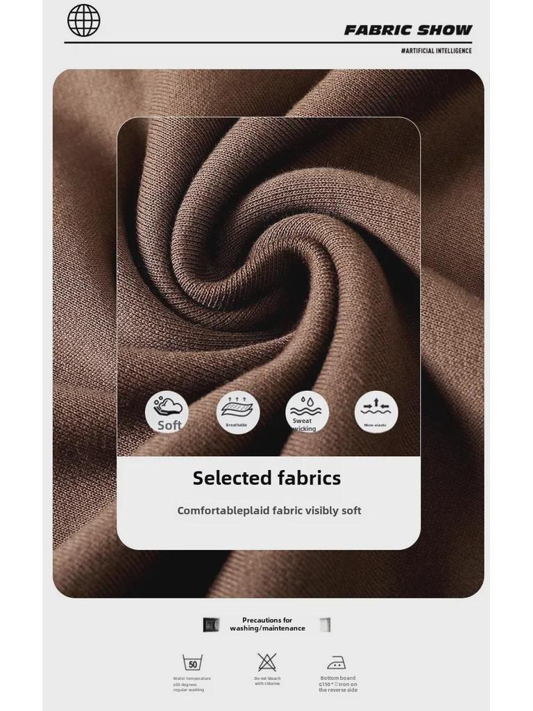 Men's Autumn Long-Sleeve Heavyweight Fake Two-Piece Sweatshirt