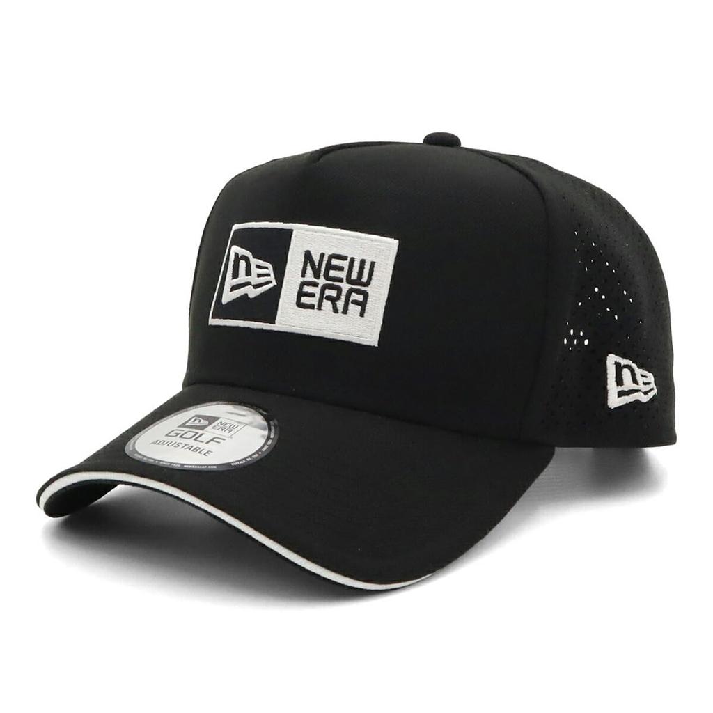 New Era BOX LOGO Golf FREE 940AF BOX LASER P NER36G1613 9FORTYA-FRAME Cap, Black, GF, LOGO, BLK, 251, 14391396,