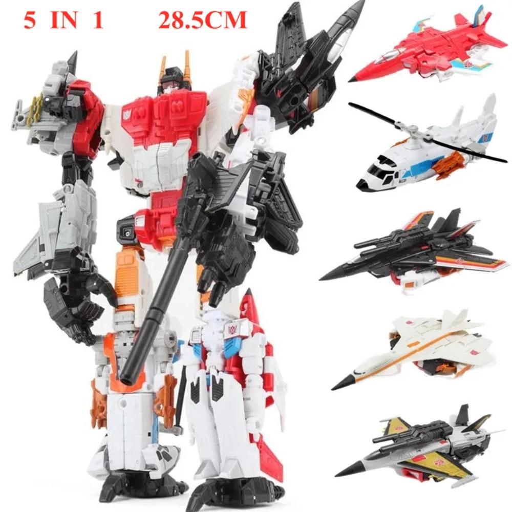 Haizhixing Cool Transformation Robot Car Toys Boys Anime Devastator Aircraft Tank Engineering Military model KO GT2 Kids Toy