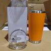 20oz Stainless Steel Vacuum Insulated Travel Mug With Push Lid Double Wall Car Cup Hot Cold Drinks