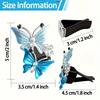 Car Air Conditioning Outlet Perfume Decoration Clip Dual-color Double Butterfly Car Interior Air Purification Decoration Clip